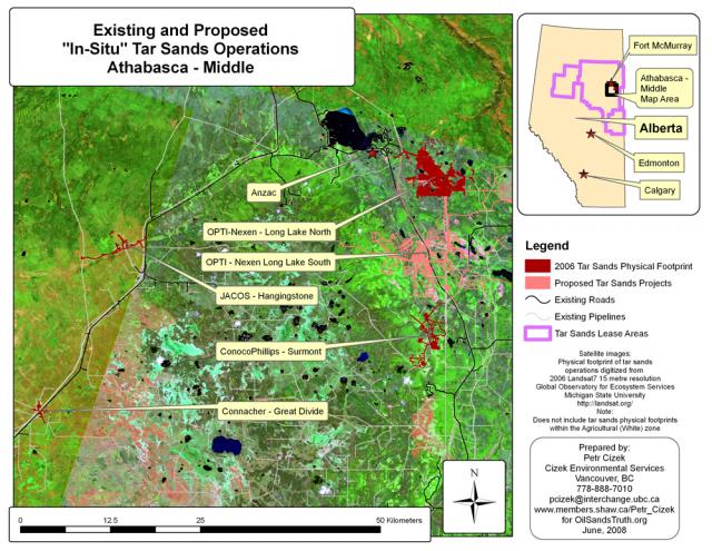 Athabasca Middle Region, Existing and Proposed Projects Athabasca Middle Region, Existing and Proposed Projects